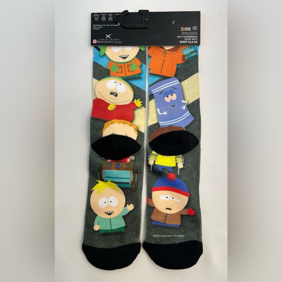 ODD SOX x Comedy Central South Park Socks - Size: 6-13 > NEW - Picture 2 of 5